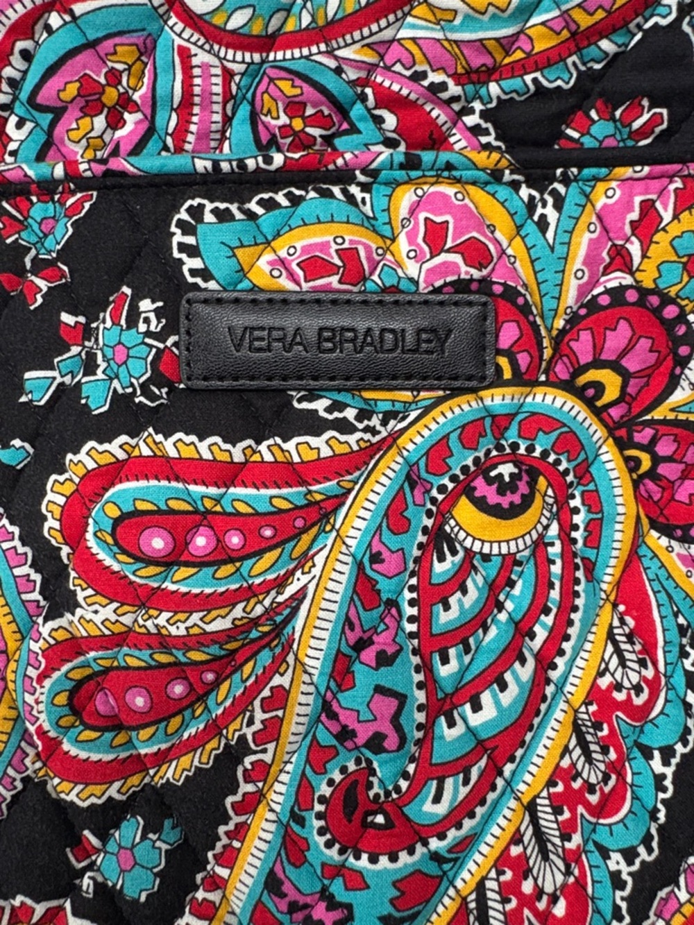 Vera Bradley large quilted tote - Parisian Paisley - Picture 3 of 9